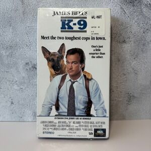 K-9 VHS Factory Sealed 1990 James Belushi MCA Universal Watermark New